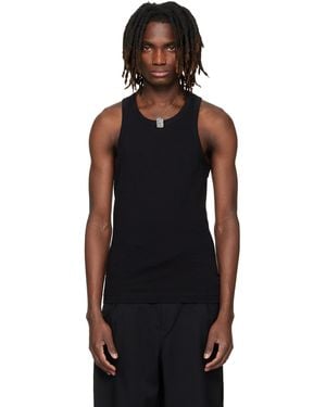 Yohji Yamamoto Ultima Ps Tank Top - Black