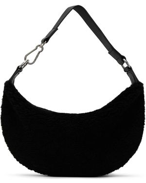 Yves Salomon Black Shearling Bag