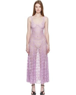 Collina Strada Pamela Midi Dress - Purple