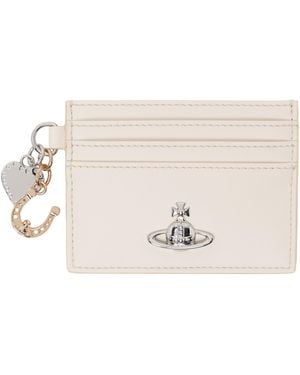 Vivienne Westwood Off- Charms Card Holder - Natural