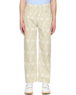 Drole de Monsieur Off- 'Le Jean Raisin' Jeans - Natural