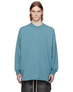 Rick Owens Hollywood Tommy Hustler Sweat T-Shirt in Black