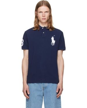 Polo Ralph Lauren Big Pony Mesh Polo - Blue