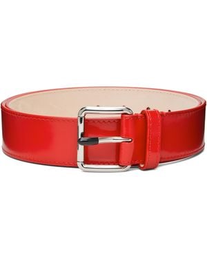 Marni Calfskin Belt - Red