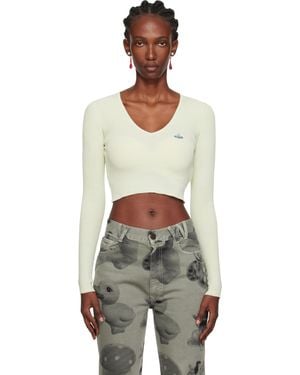 Vivienne Westwood Bea Cropped Jumper - Black