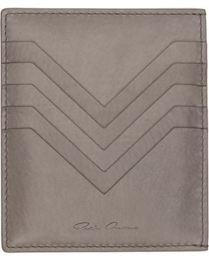Rick Owens Concordians Square Card Holder - Grey