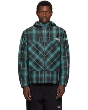Moncler Genius Blouson Coupe-Vent Jitsuyo Noir Et Vert