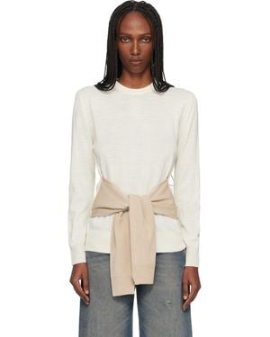 MM6 by Maison Margiela Xtra Sleeves Jumper - Black