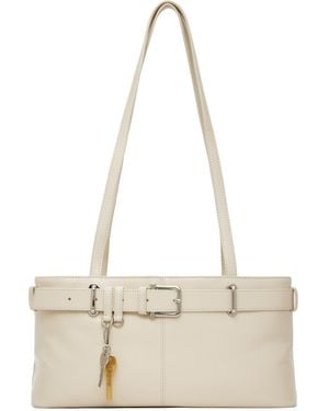 OSOI Sac Porté Épaule Blanc Cassé À Boucle Brocle - Neutre