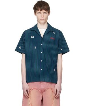 Carne Bollente 'Check Me Out' Shirt - Blue
