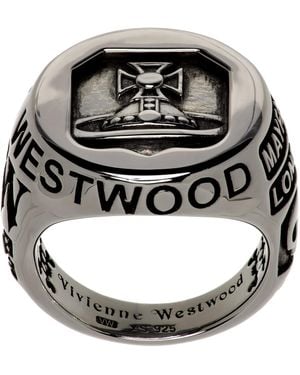 Vivienne Westwood Lancelot Chevalier Ring - Metallic