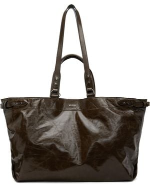Isabel Marant Khaki Winna Tote - Black