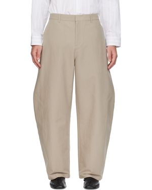 Amomento Pantalon Long Incurvé - Neutre
