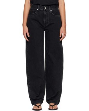 Loulou de Saison Samur Lds Boyfriend Jeans - Black