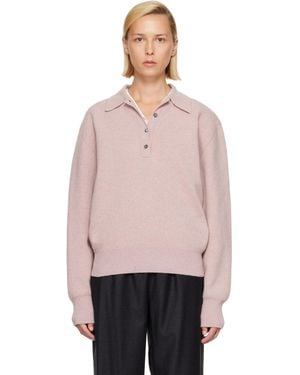 Rohe Compact Mouliné Polo - Pink