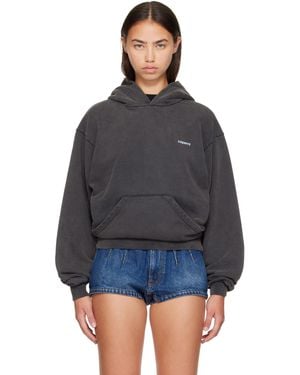 Coperni Washed Horn Hoodie - Blue