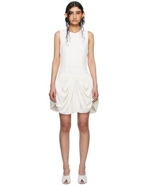 Wed Ssense Exclusive Bubble Hem Minidress - Black