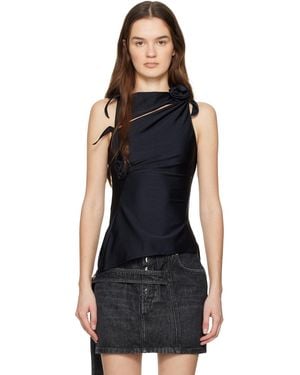 Coperni Flower Top - Black