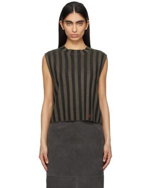 Eckhaus Latta Keyboard Tank Top - Black