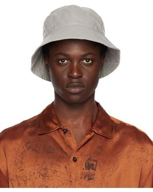 Song For The Mute Coated Bucket Hat - Brown