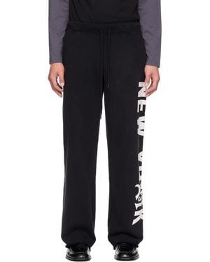 R13 Pantalon De Survêtement Ample 'New York 13' Noir