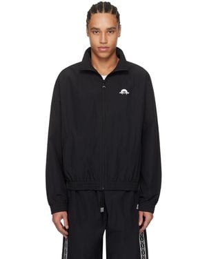 Marine Serre Recycled Nylon Track Jacket - Black