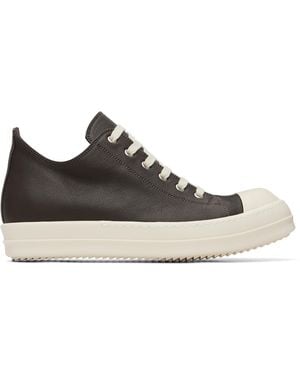 Rick Owens Tower Low Sneaks Trainers - Black