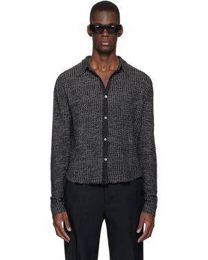 Stockholm Surfboard Club Knitted Shirt - Black