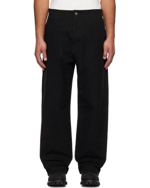 WTAPS Pantalon Noir En Canevas