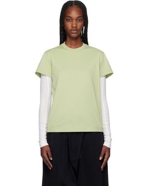 Y-3 グリーン Regular 半袖Tシャツ - ブラック