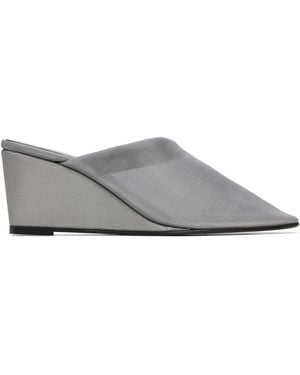 GIMAGUAS Slip On Wedge Heels - Grey