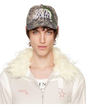 PRAYING Khaki 'God's Favorite' Cap - Multicolour