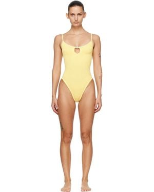 Hunza G Mia Beaded Swimsuit - Black
