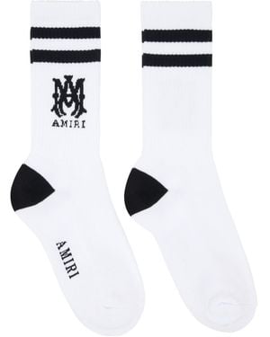 Amiri Ma Core Logo Socks - White