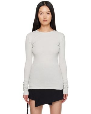 Ann Demeulemeester Fanie Long Sleeve T-shirt - White