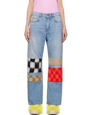 Marni Jean bleu exclusif à ssense