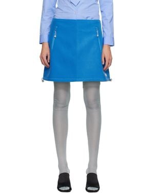 Sandy Liang Polar Miniskirt - Blue