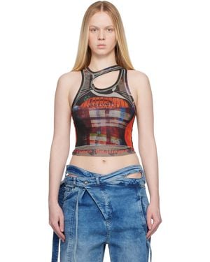 OTTOLINGER Ssense Exclusive Mesh Tank Top - Blue