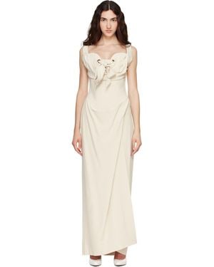 Vivienne Westwood Iwona Corset Maxi Dress - Natural