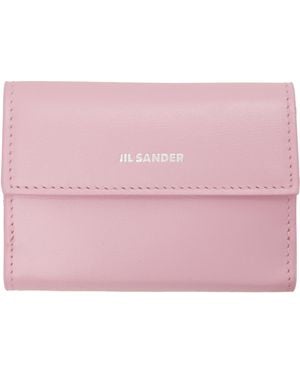 Jil Sander Leather Baby Wallet - Pink