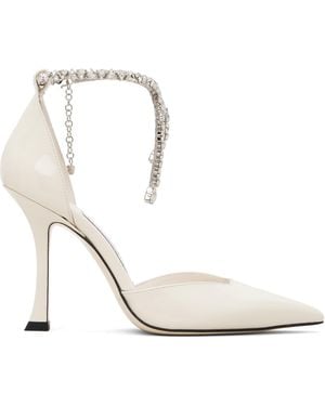 Jimmy Choo Off- Stevie 100 Heels - White
