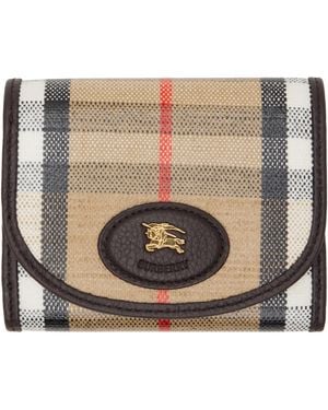 Burberry Portefeuille Compact Highlands - Neutre