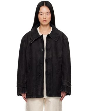 Maison Margiela ブラック フェード デニムジャケット