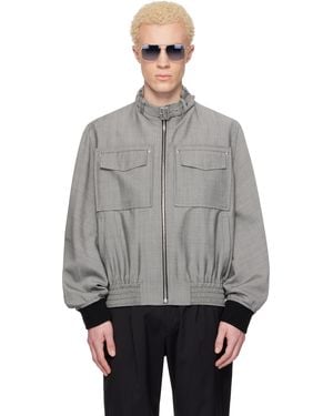Lanvin Mohair Wool Jacket - Grey