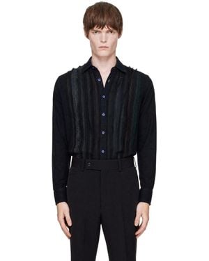 Needles Ribbon Flannel Shirt - Black
