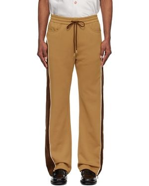 CASABLANCA Chenille Panelled Track Trousers - Multicolour