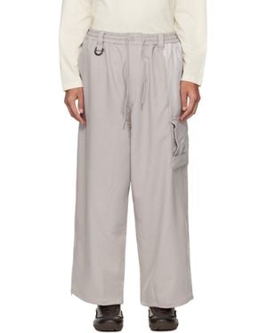 Y-3 Sport Uniform Straight Cargo Trousers - White