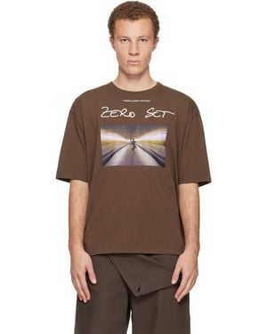 Undercover ブラウン Uc2E4813-5 Tシャツ - ブラック