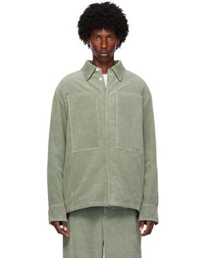 Jil Sander ーン ライニング シャツ - グリーン