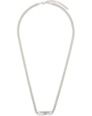 Givenchy Tape' Necklace - White